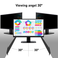 LFD 10B 24 Zoll abnehmbare Datenschutz-Displays chutz folie für Computer Laptop Monitor & Telefon Computer Datenschutz filter