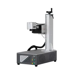 Rayfine melhor máquina de marcação a laser UV para marcação de superfície de vidro, revestimento de metal, botões de plástico