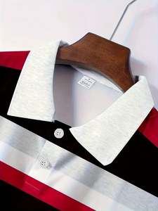 Top vente hommes décontracté impression 3D chemise de Golf à manches courtes boutonné coupe régulière polo pour printemps été automne - Product Image 6