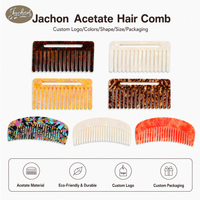 Jachon Großer Verdickter Acetat-Haarkamm Schildpatt-Haarkamm Antistatischer Acetat-Tragbarer Salon-Haarkamm mit Individuellem Logo