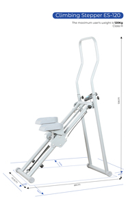 เครื่องออกกำลังกายแบบพับได้สำหรับใช้ในบ้าน  โครงปีนป่ายขนาดเล็ก อุปกรณ์ฟิตเนส คาร์ดิโอ วิ่งบนบันได  ออกกำลังกายแบบสเต็ปปิ้ง - Product Image 6