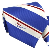 Fabricant chinois, vente en gros de cravates en polyester jacquard tissé avec logo personnalisé, cravates élastiques pour hommes, cravates d'entreprise
