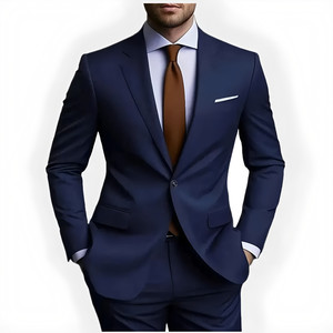Costume <span class=keywords><strong>Homme</strong></span> Décontracté de <span class=keywords><strong>Mariage</strong></span> en Gros, Haute Qualité, Sur Mesure, 2 Pièces, Coupe Slim, Formel, <span class=keywords><strong>pour</strong></span> Affaires - Product Image 3