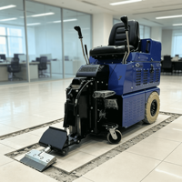 Machine à décapage de sols, profondeur réglable, commande PLC, alimentée par batterie 48V, outil de démolition de carrelage