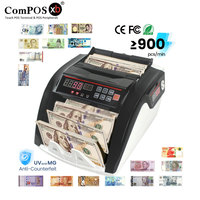 Machine de comptage de billets de banque pour devises canadiennes, européennes et américaines, avec détecteur de billets de banque