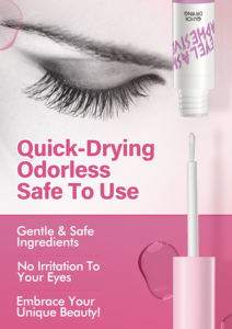 RIZO'S Colle douce sans formaldéhyde 100% pour cils Adhésif <span class=keywords><strong>super</strong></span> fort pour extensions de cils à faible dégagement de fumée - Product Image 6