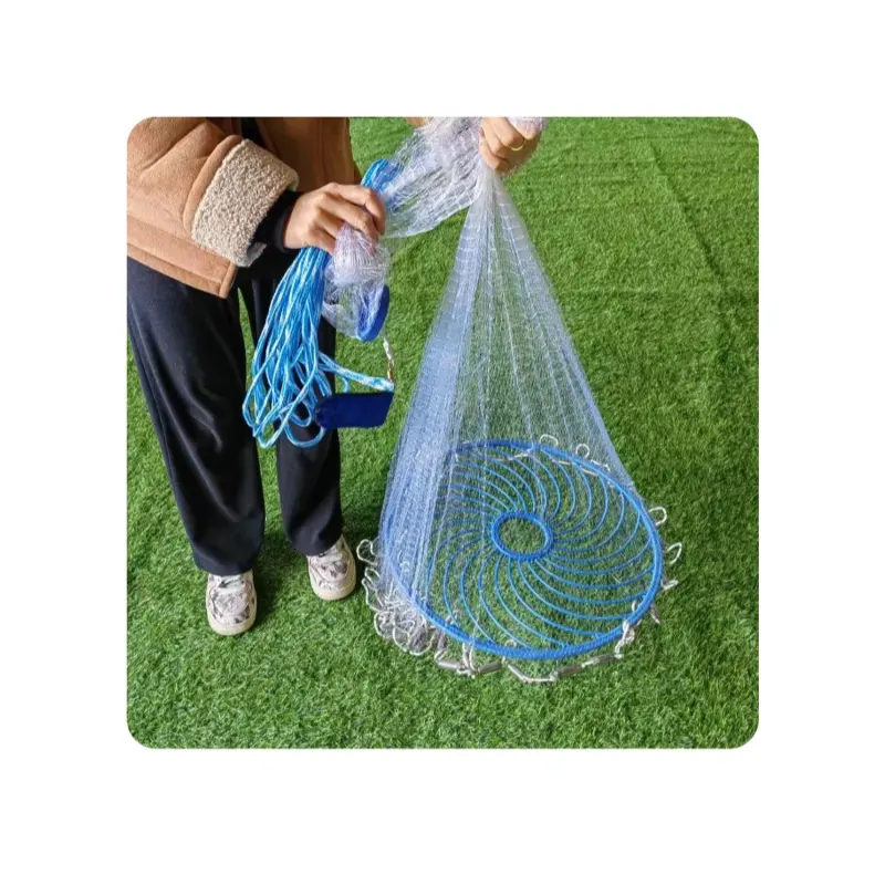 Monofilament Nylon Fishing Line fly throw cast net frisbee fishing cast net