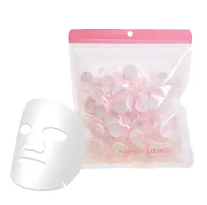 100pcs Non-woven Fabric Compressed Facial DIY Skin Face Care Wrapped Compress Ultrathin Breathable Face Paper Compressed Facial