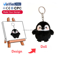 Peluche de 10 cm personnalisée de haute qualité, peluche personnalisée, animal en peluche, créez votre propre design, porte-clés en peluche personnalisé