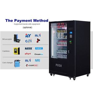 ตู้จำหน่ายสินค้าอัตโนมัติสำหรับขนมขบเคี้ยว เครื่องดื่ม อาหาร ช็อกโกแลต เครื่องดื่ม เครื่องสำอาง ลูกอม ถุงยางอนามัย - Product Image 3