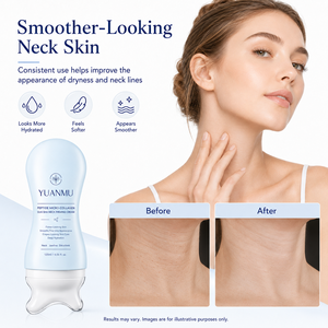 <span class=keywords><strong>Crema</strong></span> Hidratante Antiedad y Antiarrugas para Reparación de la Piel y Reafirmación del Cuello con Masajeador Gua Sha Integrado - Product Image 4