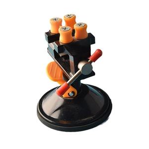 Otro tipo de torno de banco con mordazas lisas y base giratoria, herramienta de bricolaje para trabajo con abalorios y tallado, abrazadera de aleación de aluminio - Product Image 1