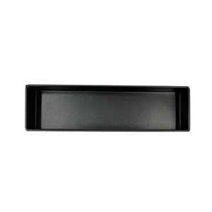 Plateau de cuisson rectangulaire en métal en aluminium de haute qualité pour des portions individuelles faciles à utiliser pour le four - Product Image 1