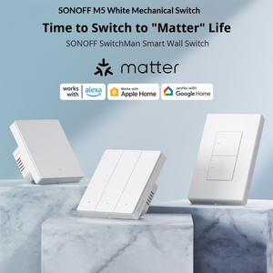 适用于 M5 白质版 Wi-Fi 智能墙壁机械开关，带语音控制，适用于 HomeKit 240V IP65 - Product Image 2