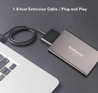 Adaptateur SATA vers USB 3.0 moins cher câble de convertisseur de disque dur externe pour prise en charge UASP HDD SSD de 2.5 pouces pour ordinateur portable