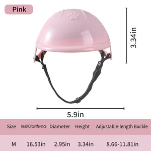 Nuevo Casco de Seguridad <span class=keywords><strong>para</strong></span> Mascotas, Ligero, Cómodo y Elegante, Color Rosa, <span class=keywords><strong>para</strong></span> <span class=keywords><strong>Perros</strong></span> y Gatos, <span class=keywords><strong>para</strong></span> Motociclismo y Deportes al Aire Libre, <span class=keywords><strong>para</strong></span> Todas las Estaciones - Product Image 4