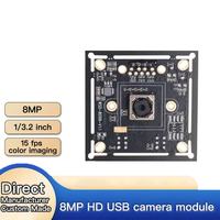 Module de caméra USB 3.0 HD 8MP industriel avec capteur de webcam couleur sans pilote, personnalisable en gros, directement de l'usine
