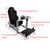 Profil en aluminium personnalisé 3090 jeu simulateur de conduite support de siège au volant Simracing Chair Sim Rig bricolage Sim Racing Cockpit