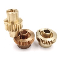Fabrication d'engrenages personnalisés DC Globoid Double Enveloppe Bronze Laiton Métal Engrenage à vis sans fin