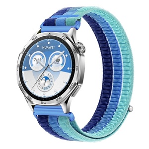 Correa de Reloj GT6 para Garmin, Compatible con Correa de Nailon de Tres Anillos de Color Contrastante de 18/20/22 mm, Compatible con <span class=keywords><strong>Fitbit</strong></span> <span class=keywords><strong>Versa</strong></span> - Product Image 1