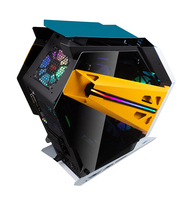 Boîte d'ordinateur avancée Boîtier Atx Panneaux en plastique Étui de bureau OEM ODM Étui de jeu à structure de forme spéciale