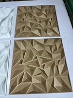Panneaux muraux 3D en PVC en gros pour la décoration intérieure, panneaux muraux texturés 3D 50x50cm