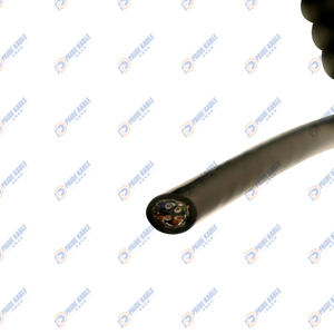 <span class=keywords><strong>Gaine</strong></span> en PU 4x2x24AWG CAT 6 câble spiralé en <span class=keywords><strong>spirale</strong></span> réseau câble à ressort bouclé pour la surveillance du réseau intérieur et extérieur - Product Image 5