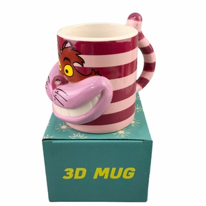 猫のデザインのセラミック3Dマグ石器手描き動物のティーマグ卸売セラミック猫のデザインコーヒーマグ