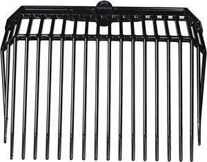 Cabeza de horquilla de estiércol de caballo de plástico negro de gran oferta - Product Image 4