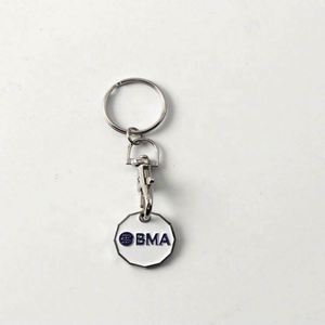 <b>Custom</b> Metal Caddy Coin Token, Caddy Coin <b>Keychain</b>, Canada Metal Trolley Coin Chip - Product Image 2