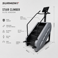 Appareil de fitness cardio pour la gym : Simulateur d'escalade, Stepper, Appareil de course, Stair Master