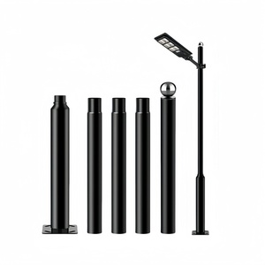 <span class=keywords><strong>Poteau</strong></span> d'éclairage <span class=keywords><strong>solaire</strong></span> extérieur pour villa, jardin, stade, éclairage paysager, <span class=keywords><strong>poteau</strong></span> d'éclairage télescopique en acier galvanisé - Product Image 4