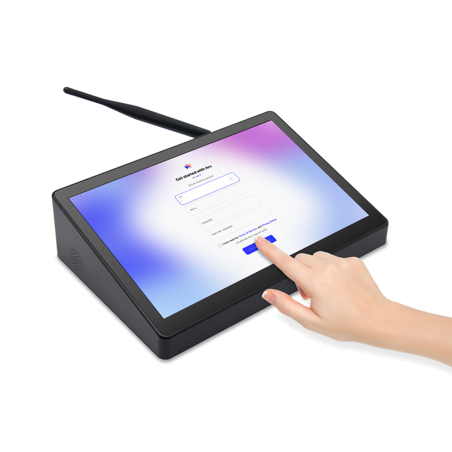 10.1-Inch Android Desktop Tablet RJ45 Touch Panel for Restaurant Ordering & Bank Self-Service Displays