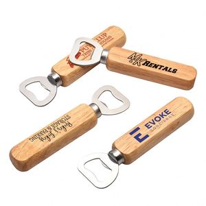 Lot de décapsuleurs en acier personnalisés en gros, décapsuleurs en bois pour barman, coffret cadeau gravé pour mariage, fête, maison, cuisine, bar - Product Image 2