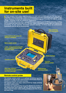 Chauvin Arnoux CA 6543 Insulation & <b>Continuity</b> <b>Tester</b> - Product Image 3