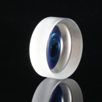 Lentille Doublet Convexe Achromatique Optique BK7 Personnalisable de 40mm, 50.8mm, 57mm de Diamètre, Prise en Charge OEM, Longueur d'Onde 635nm, Surface Lambda/4