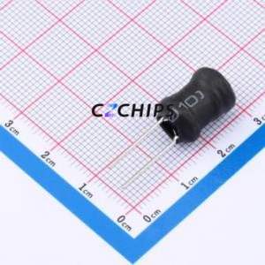 XR9*12-331K-L Color Ring / Through-Hole Inductor Through hole Component (THT),D9xL12mm 330uH 10% I-Core - Product Image 1