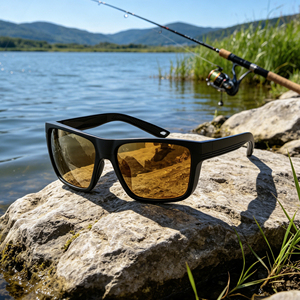Gafas de Sol Polarizadas TR90 Cuadradas al por Mayor con Protección UV para Pesca y Deportes Acuáticos - Product Image 2