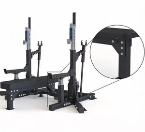 Rack <span class=keywords><strong>de</strong></span> Levantamiento <span class=keywords><strong>de</strong></span> Pesas <span class=keywords><strong>de</strong></span> Metal Reforzado con Barras <span class=keywords><strong>de</strong></span> Seguridad + Banco Plano <span class=keywords><strong>para</strong></span> Press <span class=keywords><strong>de</strong></span> Banca, <span class=keywords><strong>Equipo</strong></span> Comercial <span class=keywords><strong>de</strong></span> <span class=keywords><strong>Gimnasio</strong></span> <span class=keywords><strong>para</strong></span> Levantamiento <span class=keywords><strong>de</strong></span> Pesas - Product Image 3