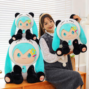 Venta al por Mayor <span class=keywords><strong>de</strong></span> Peluches <span class=keywords><strong>de</strong></span> Alta Calidad <span class=keywords><strong>de</strong></span> Panda Hatsune <span class=keywords><strong>Miku</strong></span> - Muñeca Grande y Adorable, Regalo <span class=keywords><strong>de</strong></span> Peluche Suave y Bonito - Product Image 5