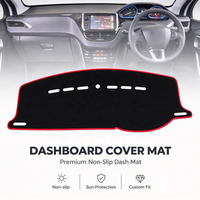 Pour Peugeot 2008 Modèle 2008-2016, couvre-tableau de bord de voiture, accessoires auto, couvre-tableau de bord de voiture avec fonction antidérapante
