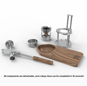 <span class=keywords><strong>Machine</strong></span> à <span class=keywords><strong>café</strong></span> expresso <span class=keywords><strong>italienne</strong></span> portable ALM KOPi, base en bois massif, levier en acier inoxydable, sans prise, à pression manuelle - Product Image 2