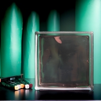 Bloc de verre creux carré de taille standard, résistant aux chocs, isolé, insonorisé, thermique, décoratif
