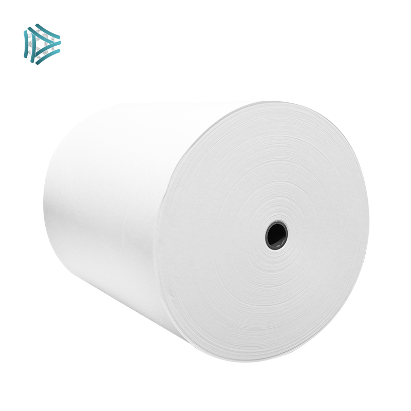 Hospital Anti-Bacterial Face Mask Spunlace Nonwoven Fabric 20% Viscose 80% Polyester Anti-Bacteria Hygiene Fibers Cross Lapping