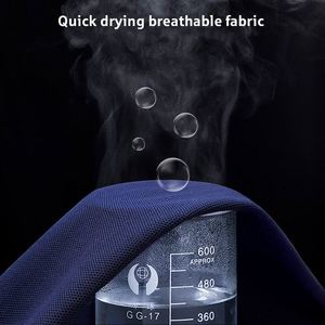 Camiseta de Golf Personalizada con Sublimación, Unisex, para Gimnasio y Entrenamiento, de Algodón con Fibra de Hielo Refrescante y Spandex, para Equipos Empresariales y Trabajo en Equipo - Product Image 4