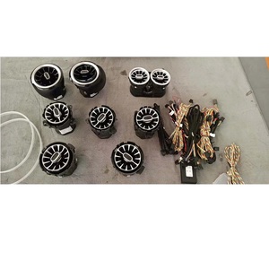 Sortie d'échappement avant et arrière de voiture, Turbine, climatisation Turbo, éclairage d'ambiance pour Benz A <span class=keywords><strong>C</strong></span> E S GLA GLB CLA - Product Image 3