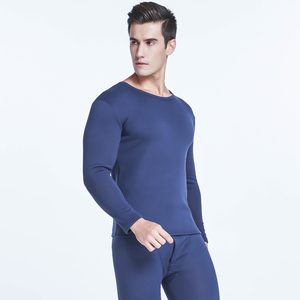 N002 Intimo Termico Invernale Ultra Morbido da Uomo, <span class=keywords><strong>Maglia</strong></span> a Maniche Lunghe con Doppio Strato Foderato in Pile - Product Image 2