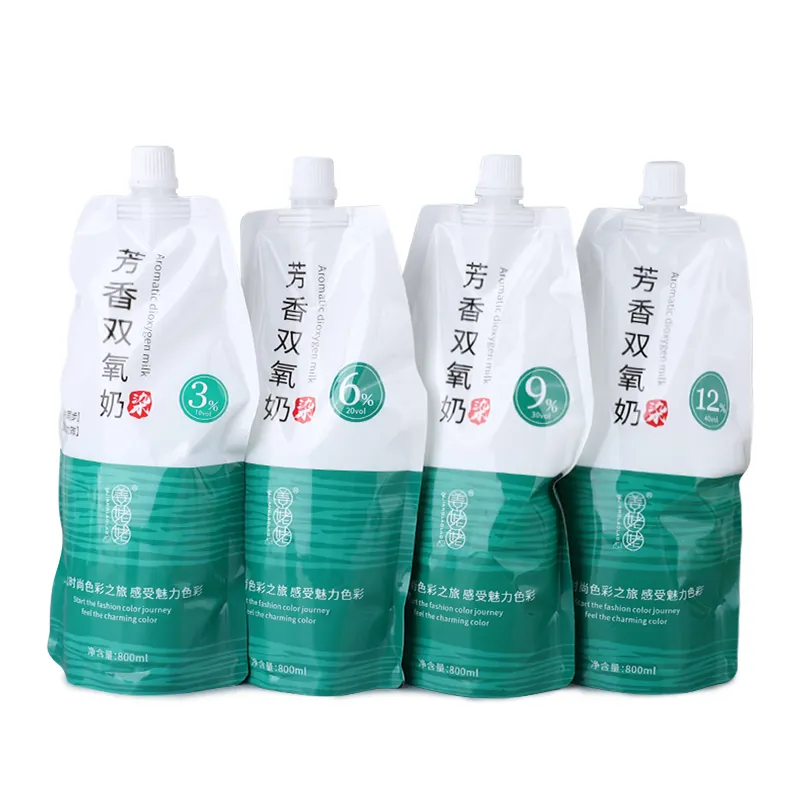 Guangzhou Salonkey produttore professionale ribelle per la cura dei capelli 800ML volume salone sviluppo permanente capelli crema ossidante per capelli