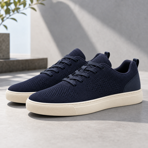 Nuevo Diseño, Zapatos Deportivos Negros de Malla para Hombre y <span class=keywords><strong>Mujer</strong></span>, de Caña Baja, con Cordones, Casuales, con Suela Gruesa Beige, Minimalistas, Estilo Urbano - Product Image 4