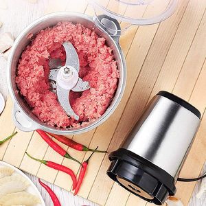 New Electric Stainless Steel <b>Meat</b> <b>Grinder</b> & Food Processor 2L-3L Capacity 500W Power Portable Household Kitchen Appliance - Product Image 6